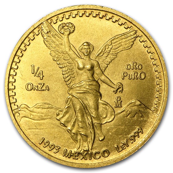 1993 Mexico 1/4 oz Gold Libertad BU 1993 Mexico 1/4 oz Gold Libertad BU